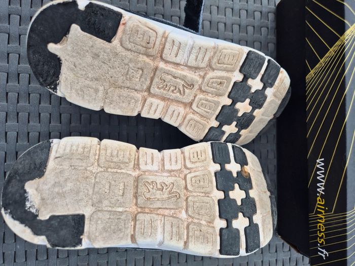 Baskets Ainess pointure 33 noir et bleu - photo numéro 7