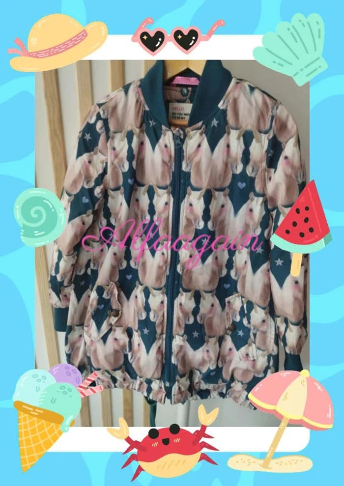 Blouson mim pi 8ans licornes - photo numéro 10