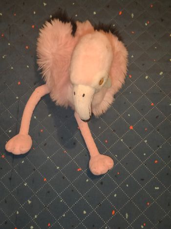 Peluche flamant rose