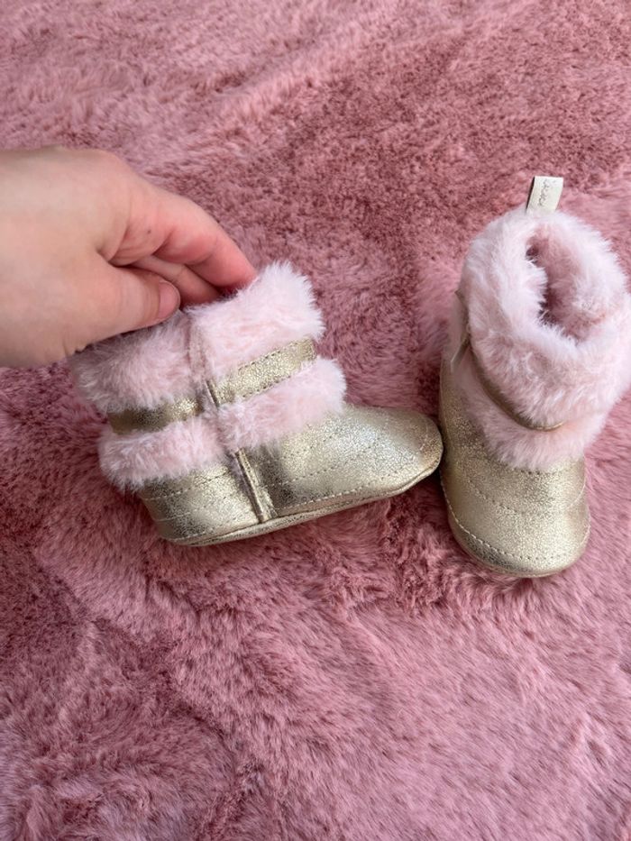 Chaussons hiver fourré bébé fille Ikks - photo numéro 3