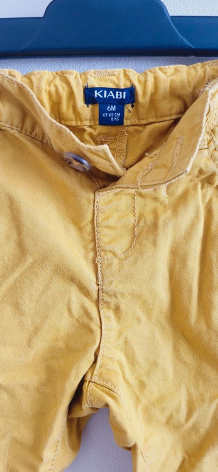 Jean moutarde kiabi 6 mois - photo numéro 3