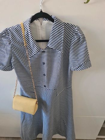 Robe rayures Vintage