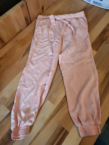 Pantalon rose fluide