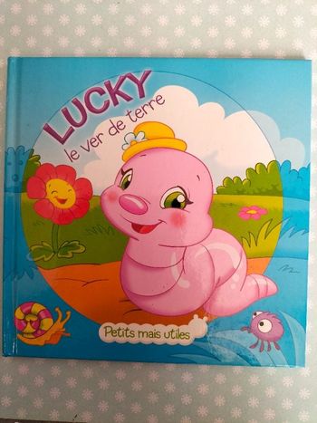 Livre enfant Lucky Le ver de terre