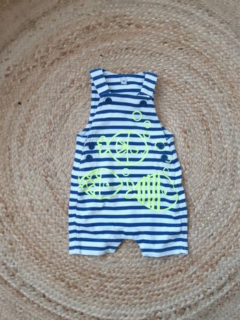 Salopette rayé 3 mois