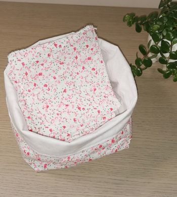 Panier avec ses cotons