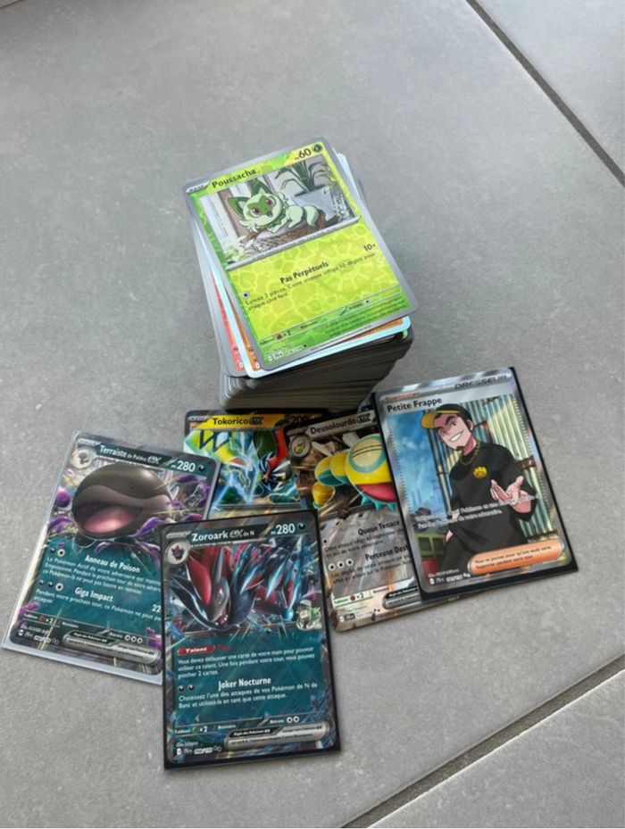 Lot 260  cartes Pokémon Ev09 aventure ensemble - photo numéro 2