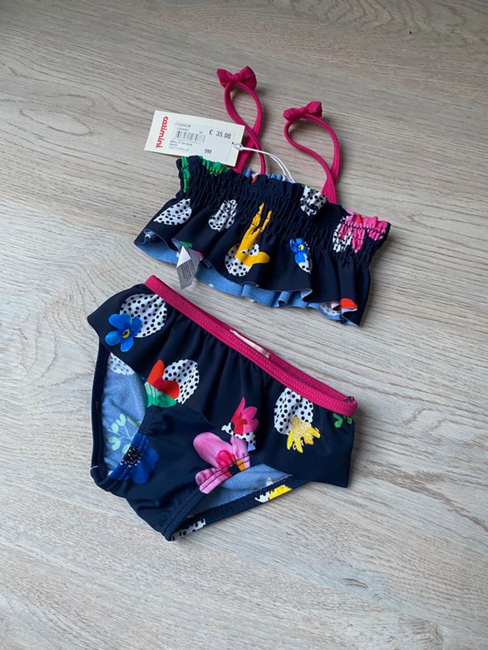 Maillot de bain deux pièces Catimini taille 9 mois Neuf