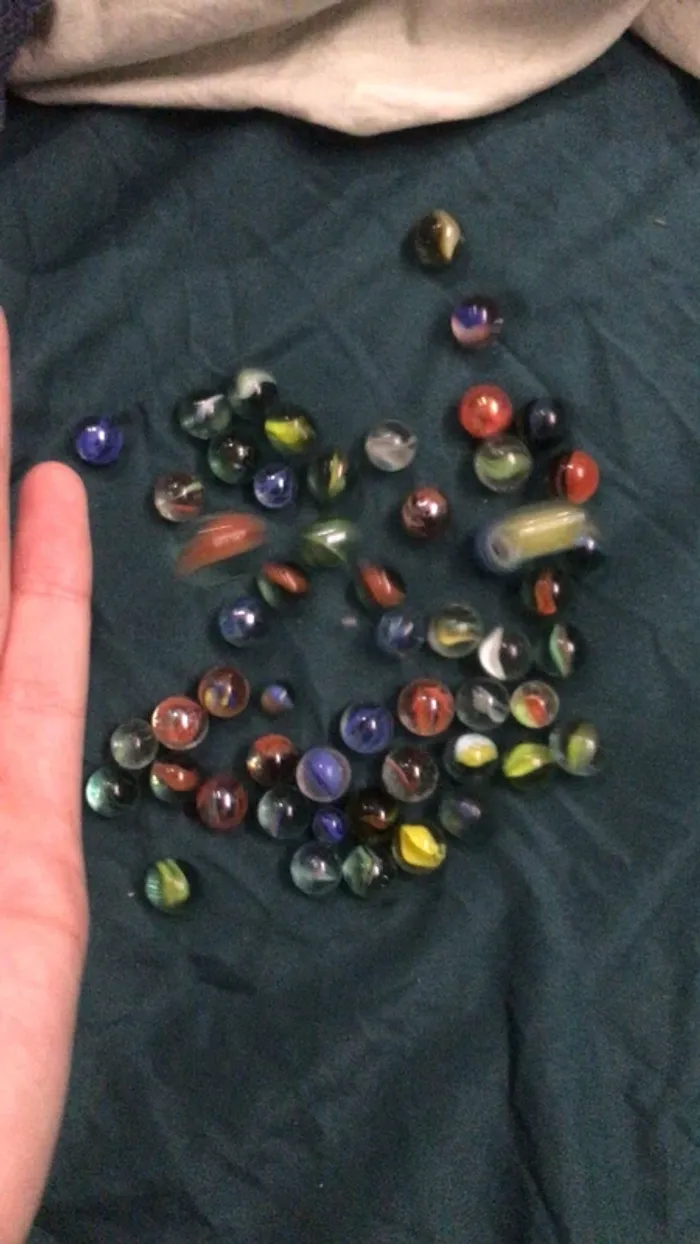 Gros Lots de 50 billes oeil de chat - photo numéro 4