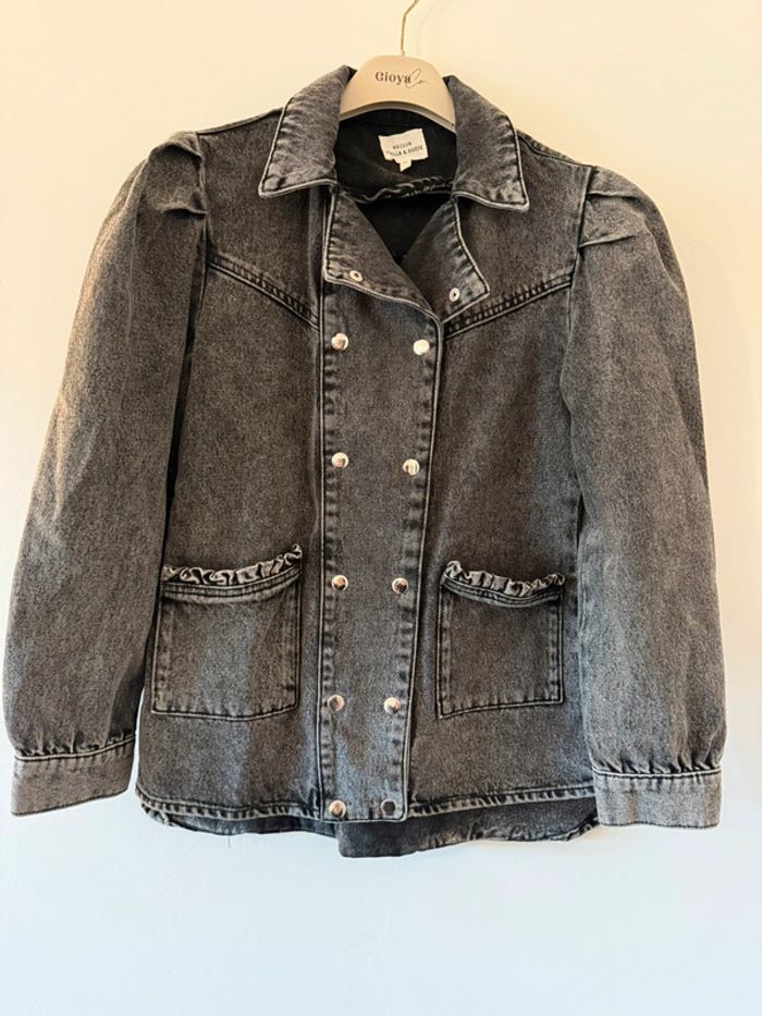 Veste en jeans grise Maison Stella & Suzie