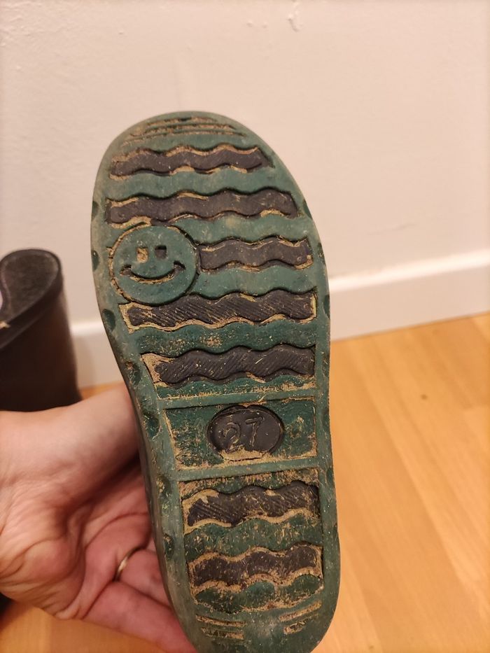 Bottes de pluie jardin marine pointure 27 - photo numéro 2