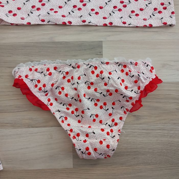 Pyjama femme 3 pièces à motif cerises Jennyfer taille 38 - photo numéro 7