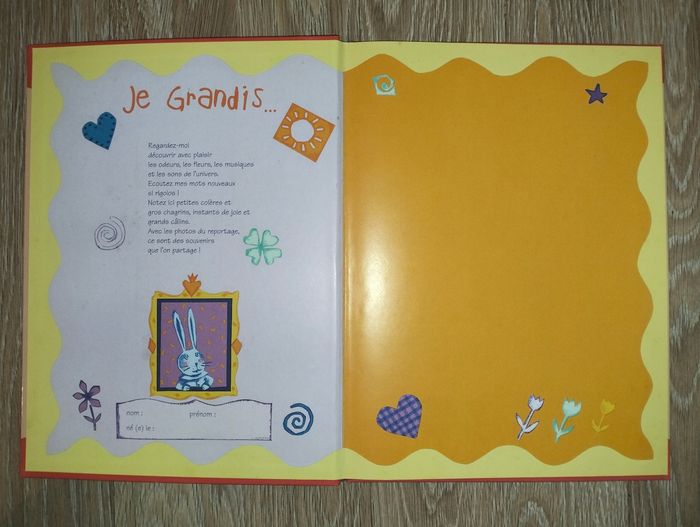 Livre album premiers mois de bébé - photo numéro 4