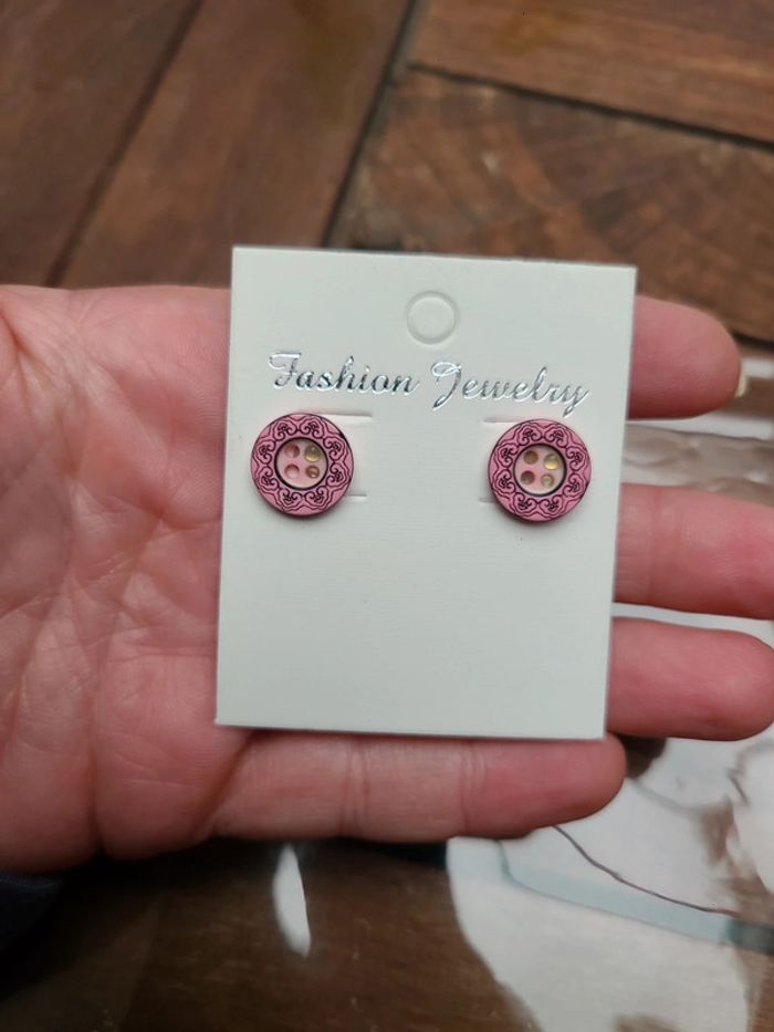 Boucles d'oreilles boutons