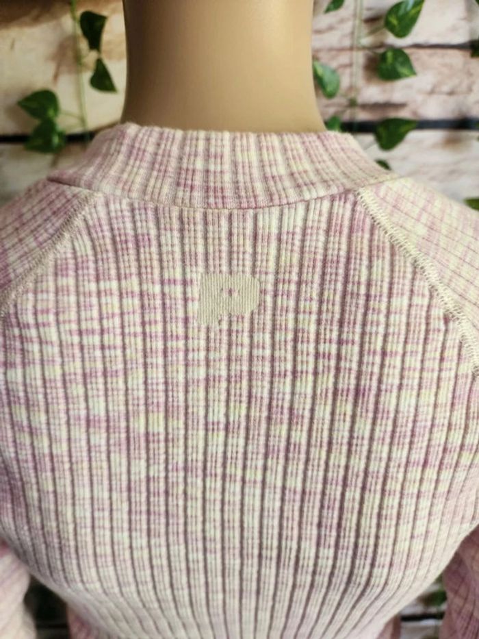🌸T-shirt ML Epais Rose Taille 38🌸 - photo numéro 5