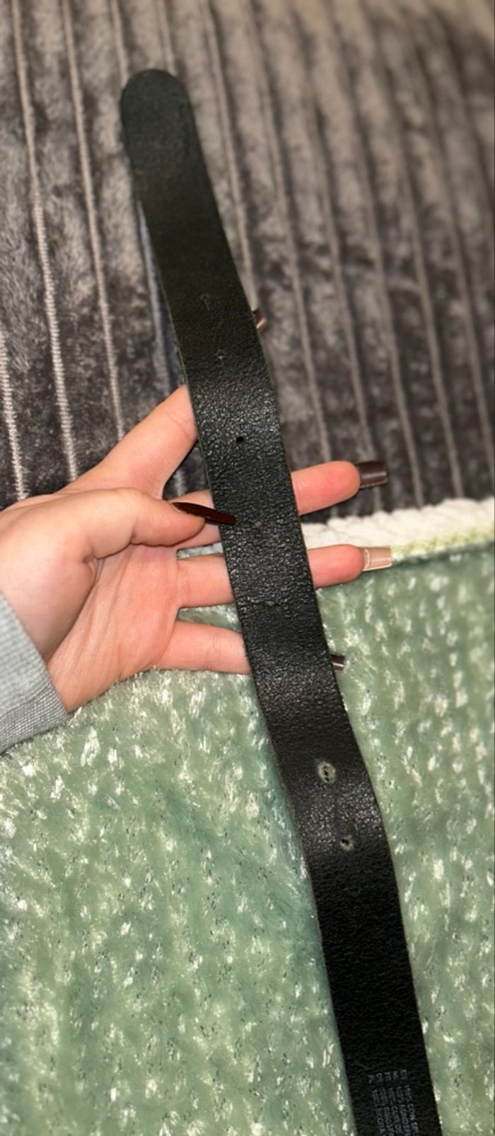 Ceinture noire et argent – Action, taille 85 - photo numéro 3