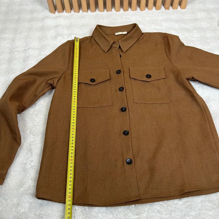Surchemise élégante Lili & Lala Taille M couleur Camel - photo numéro 6
