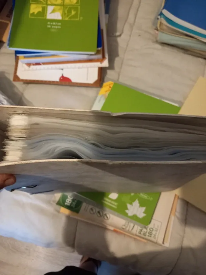 Classeur avec pochettes transparentes plastiques - photo numéro 3