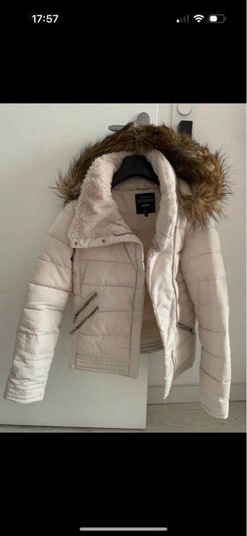 Blouson blanc/crème femme