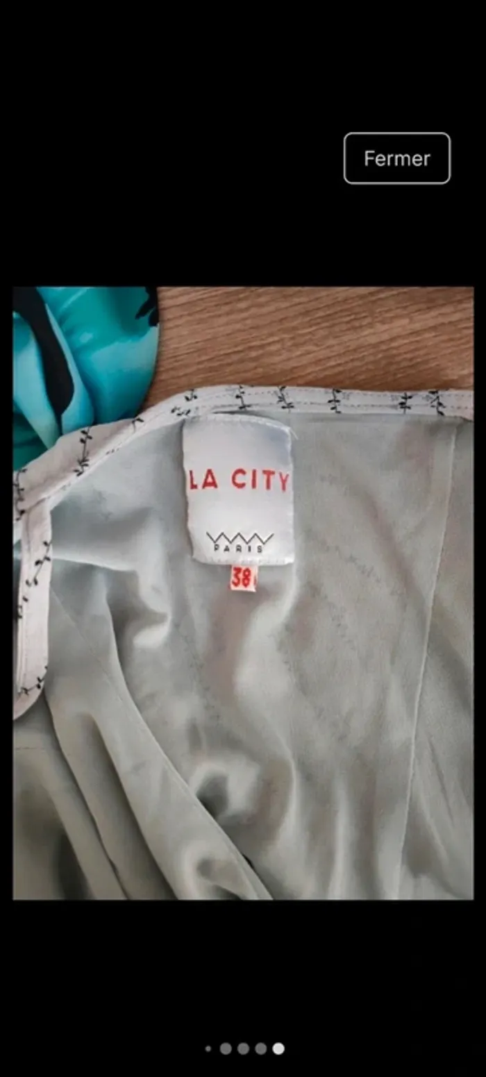 Robe longue taille 38 marque la city - photo numéro 8