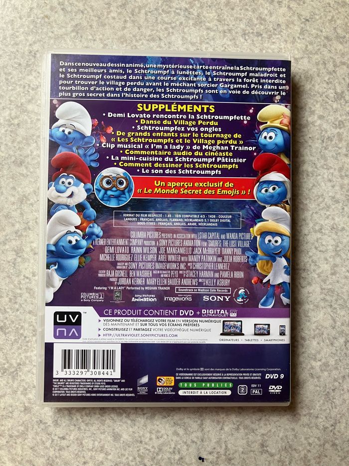DVD Les schtroumpfs et le village perdu (2€) - photo numéro 3
