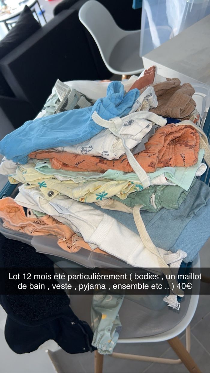 Lot vêtements été