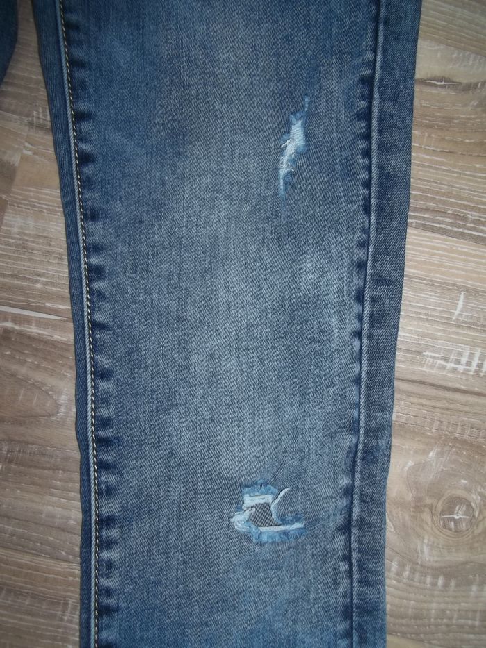 Jean slim bas fleuri Toxik 36 - photo numéro 4