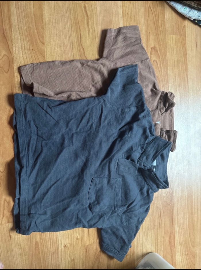 Lot 2 t-shirt Zara - photo numéro 2