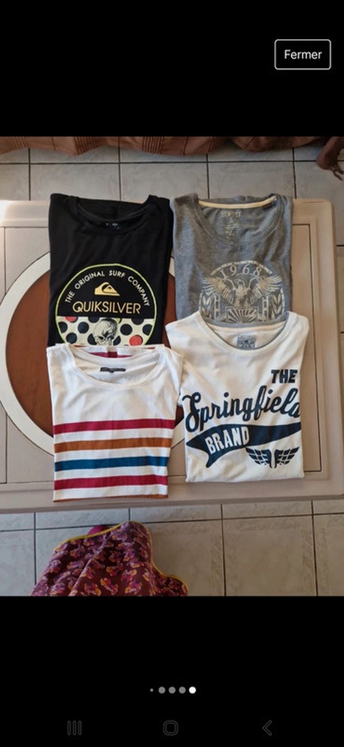 Lot de 4 T-chirt hommes