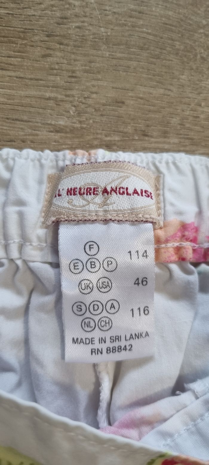 Pantalon 3/4 fleuri 6 ans 🌸 - photo numéro 3