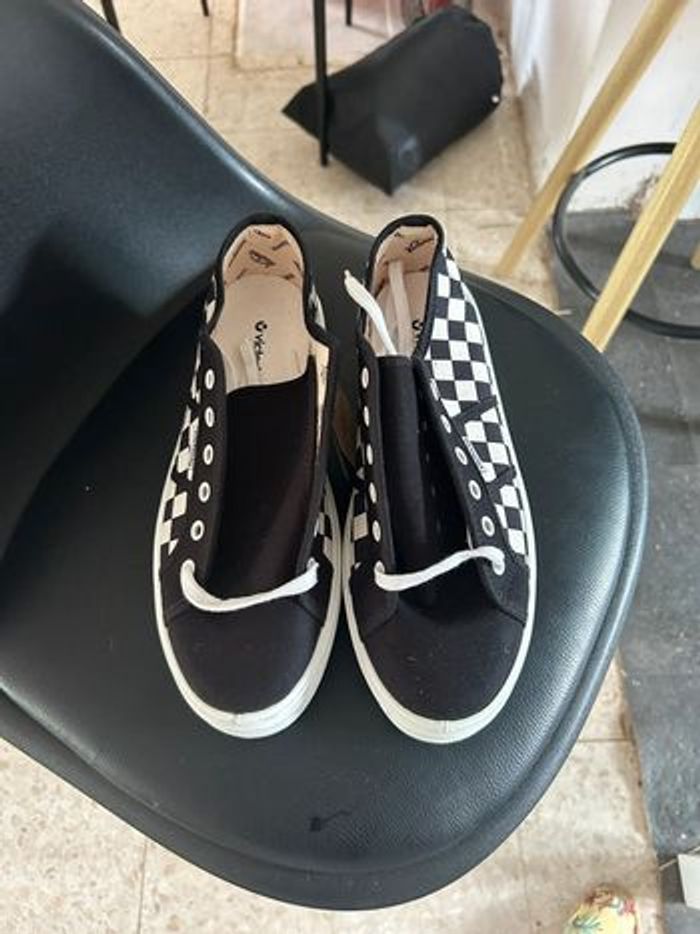 Chaussures basses Victoria damier