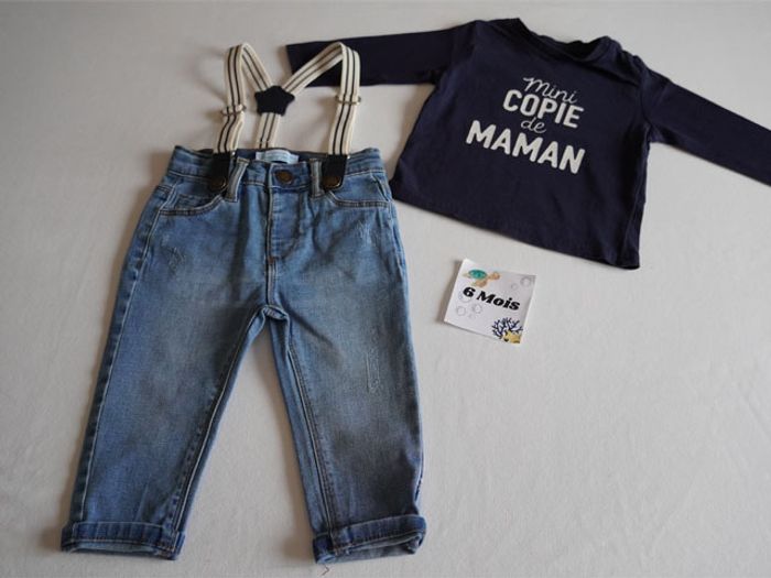 Lot n°1 Vêtements 6 mois (5 pantalons + 5 hauts) - photo numéro 2