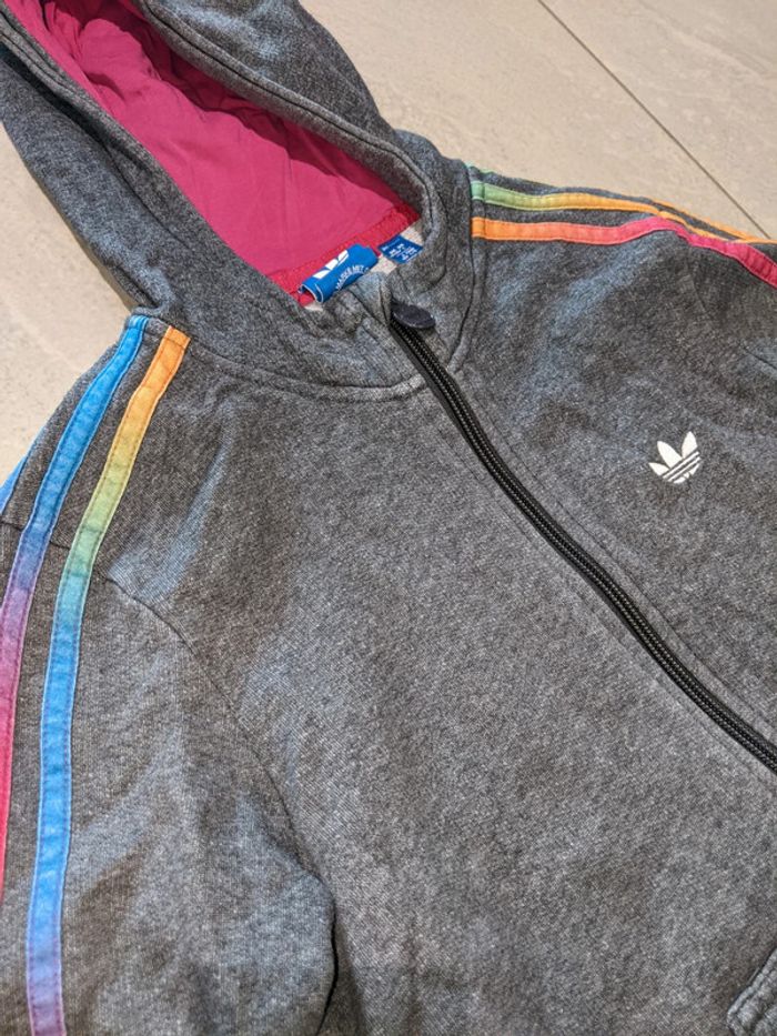 Gilet zippé adidas 14 ans - photo numéro 2