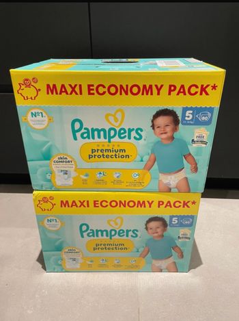 Pampers premium taille 5