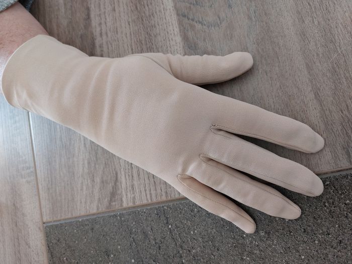 Paire gants femme tergal beige Canat - photo numéro 5