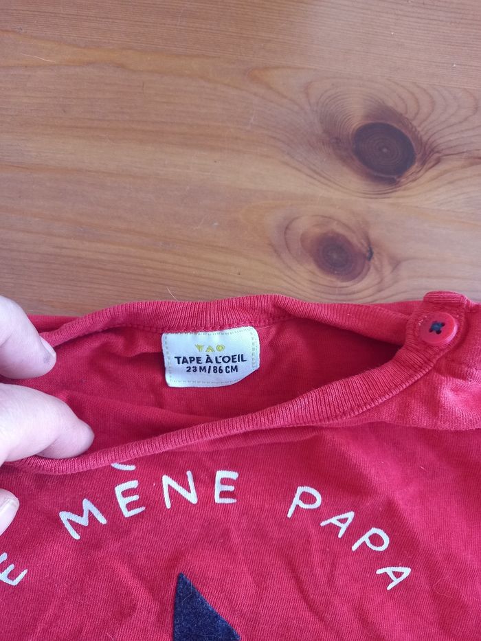 Haut 2 ans tape a l'oeil - photo numéro 2