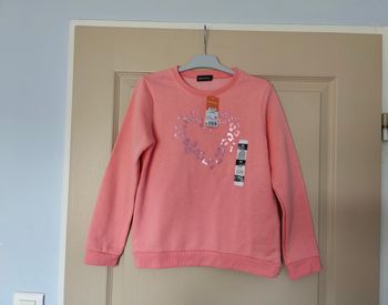 Sweat motif coeur 