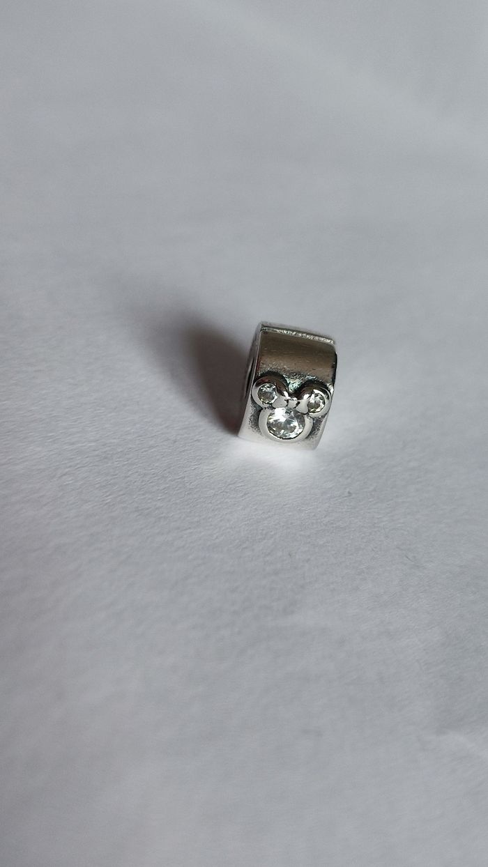 Charm Pandora clip Mickey Minnie