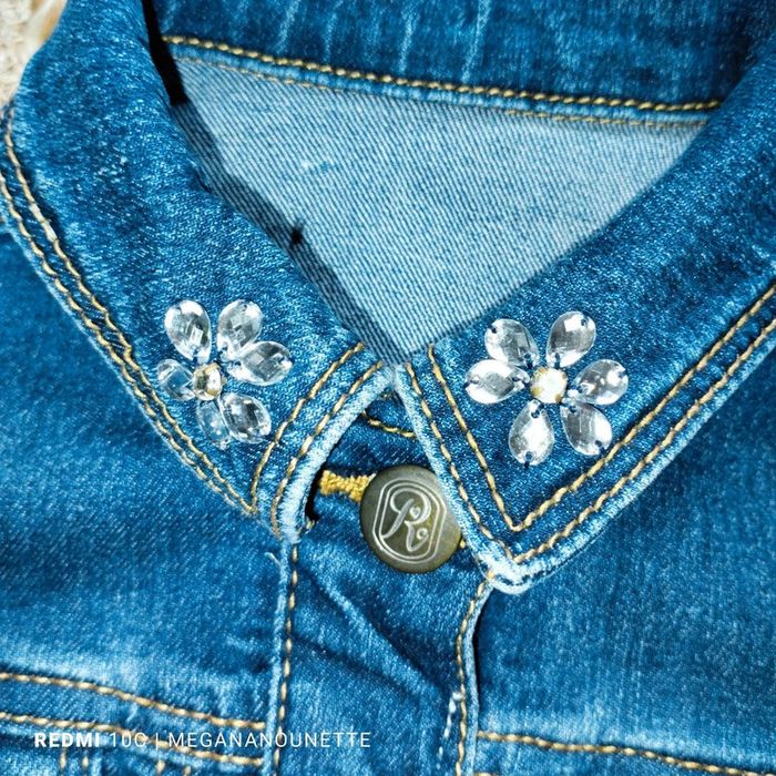 💙 Veste en jean fille 4 ans – Très bon état – Boutique parisienne - photo numéro 6