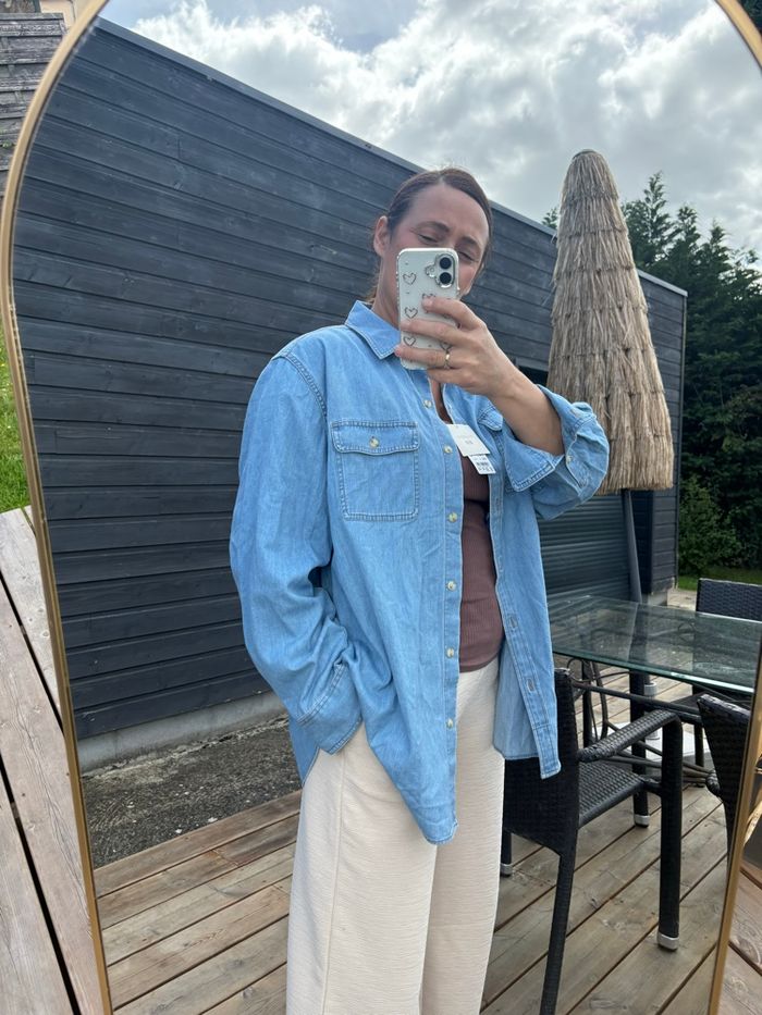 Uniqlo chemise en jean taille XXL - photo numéro 9