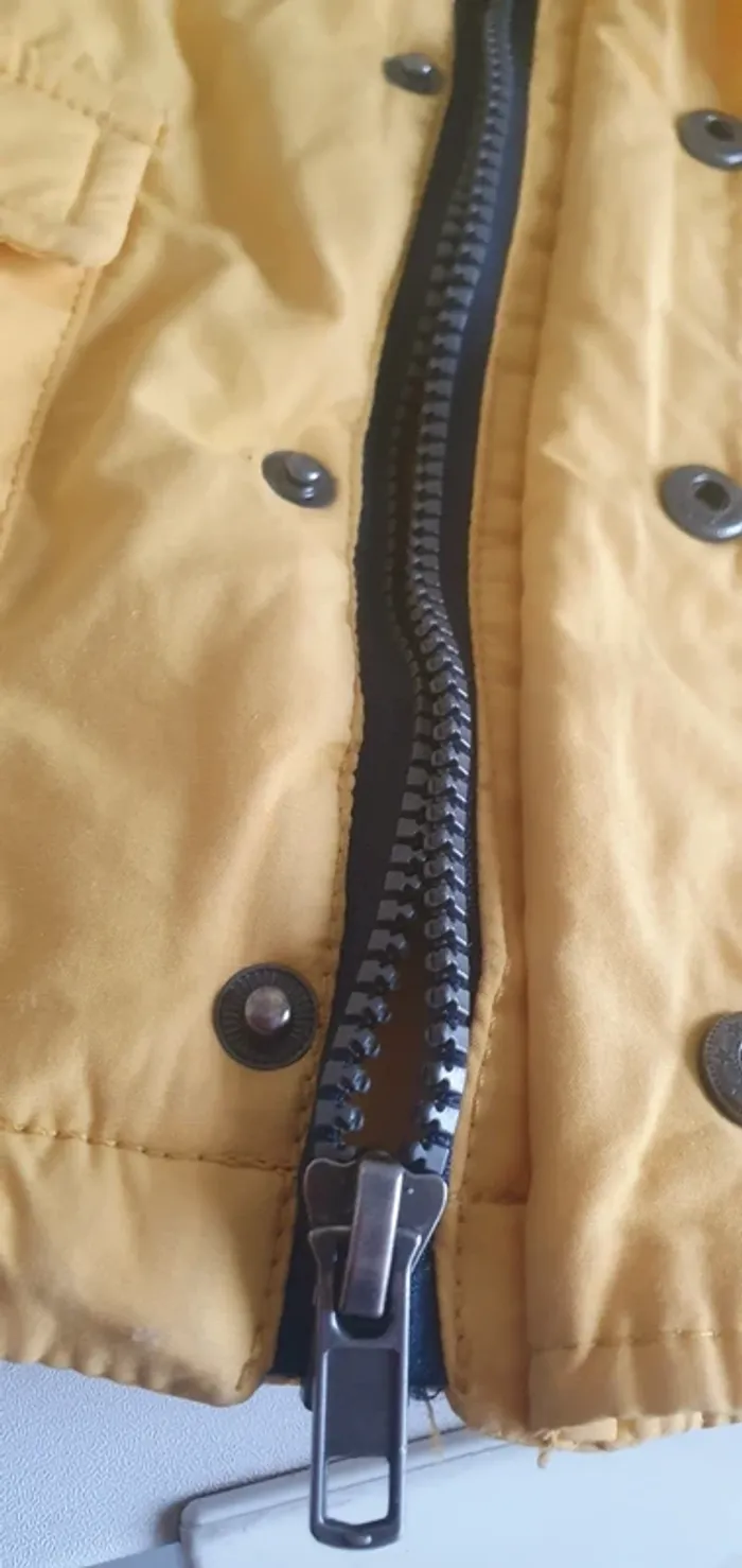 Manteau avec doublure et capuche garçon 12mois 74cm - photo numéro 5