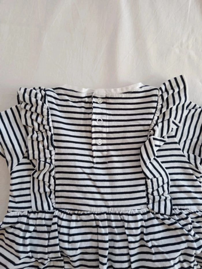 Robe body marinière Kiabi 24 mois - photo numéro 3