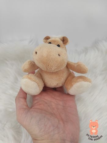 Mini doudou Hippopotame HH BE