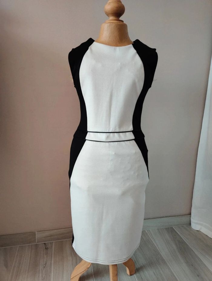 Robe bicolore