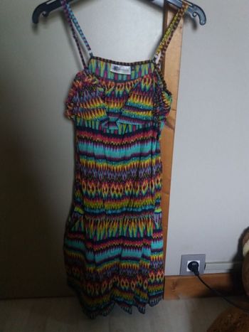 Combinaison short multicolore