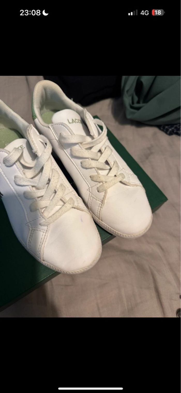 Basket Lacoste enfant - photo numéro 4