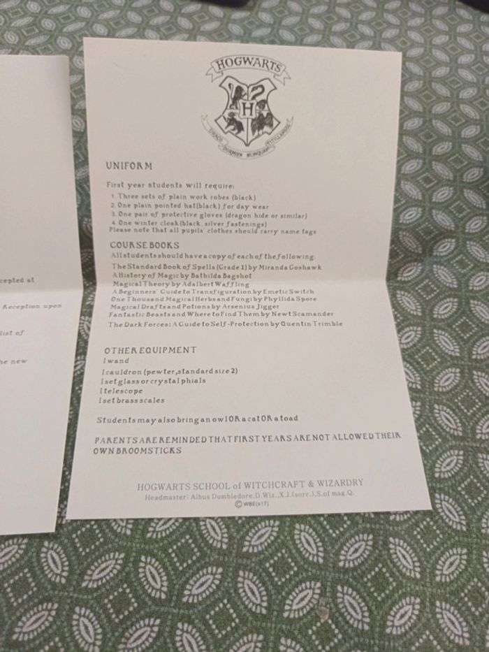 Lot d objets divers Harry Potter papeterie - photo numéro 10