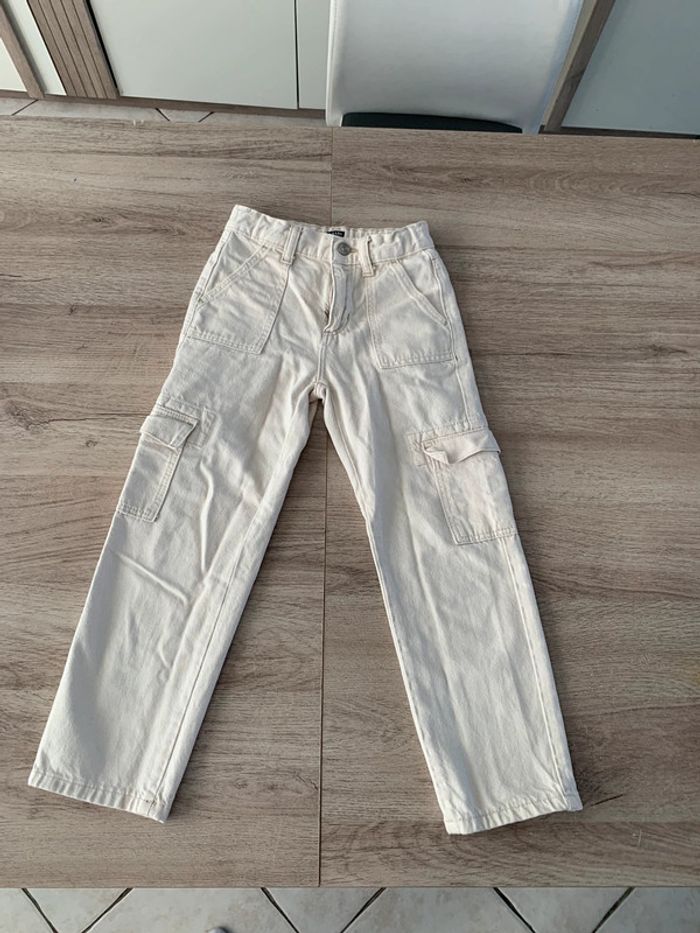 Jean style cargo 7 ans fille