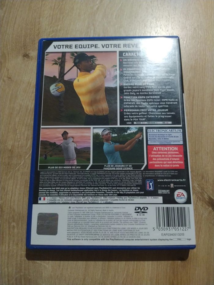 Tiger woods pga tour 07 ps2 - photo numéro 2