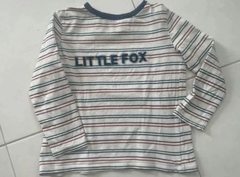 T-shirt manches longues Little fox